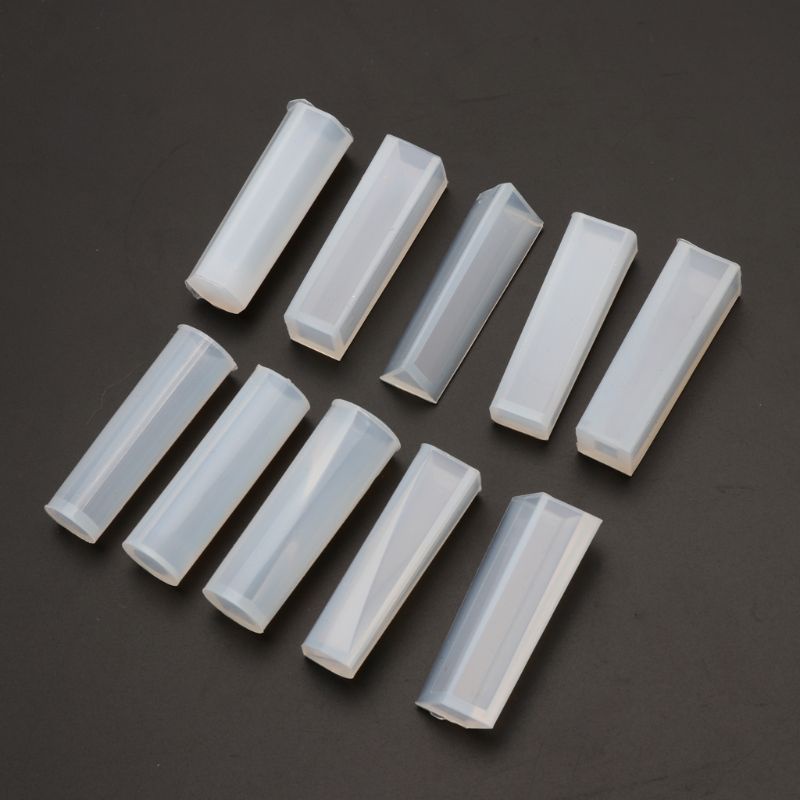 KIN Clear Crystal Epoxy Resin Mặt dây chuyền khuôn để trang sức Mặt dây chuyền làm 10 hình dạng