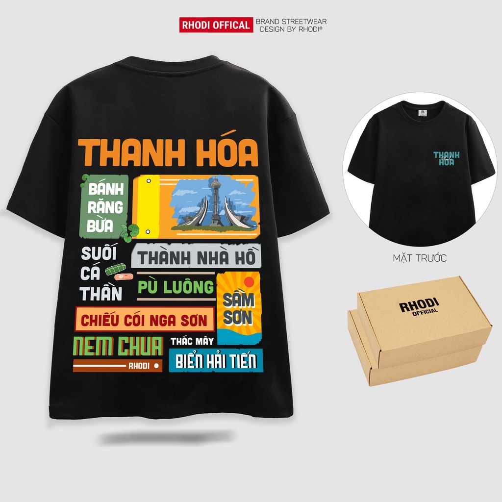 Áo phông local brand RHODI dáng tay lỡ unisex phong cách ulzzang nelly 36TEE