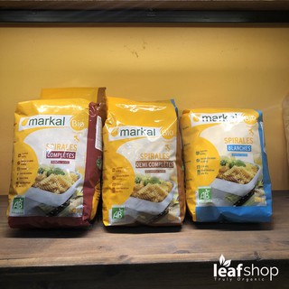 Mì xoắn (nui xoắn) lứt, bán lứt và nui trắng hữu cơ Markal 500g