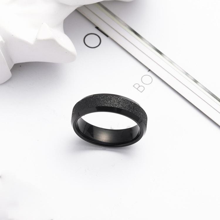Nhẫn Nam Màu Bạc Đen Xích Ren Ring Đẹp Cao Cấp - Nhẫn Chất liệu Titan Không Gỉ - Ren Ring - Horizon