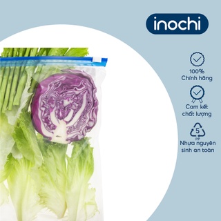 Túi Zipper Đa Năng Inochi - Shinshen: Nhựa PE, Kháng Khuẩn, Đáy Mở Rộng, Khoá Kéo Chắc Chắn, An Toàn