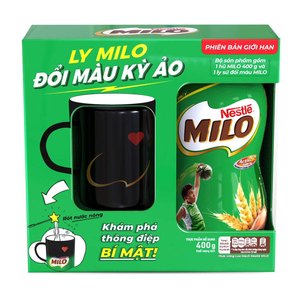 [Tặng ly sứ đổi màu] Milo bột hũ 400g | Shopee Việt Nam