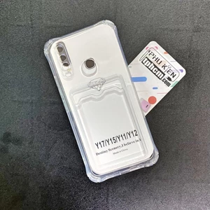Ốp Lưng Vivo Y11 - Y12 - Y15 - Y17 - U10 Dẻo Trong Suốt Có Khe Đựng Thẻ – Chống Sốc, Chống Trầy, Tiện Lợi