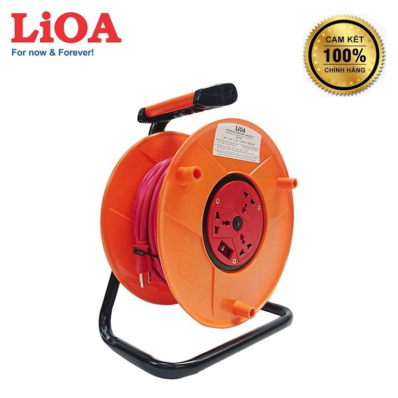 Ổ RULO LIOA CHỐNG XOẮN DÂY QTX3025 ( 30 MÉT DÂY 2x2,5MM ) ĐA NĂNG DÙNG ...