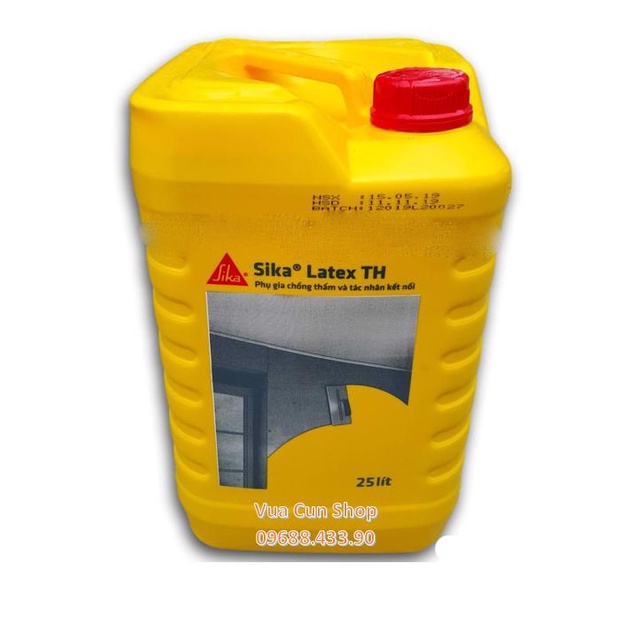 Phụ gia chống thấm và tác nhân kết nối Sika Latex TH (25L)