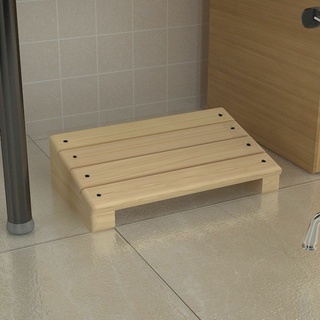 Ghế gỗ kê giá để chân toilet nail gaming  bàn ngồi làm việc văn phòng bàn học công thái học