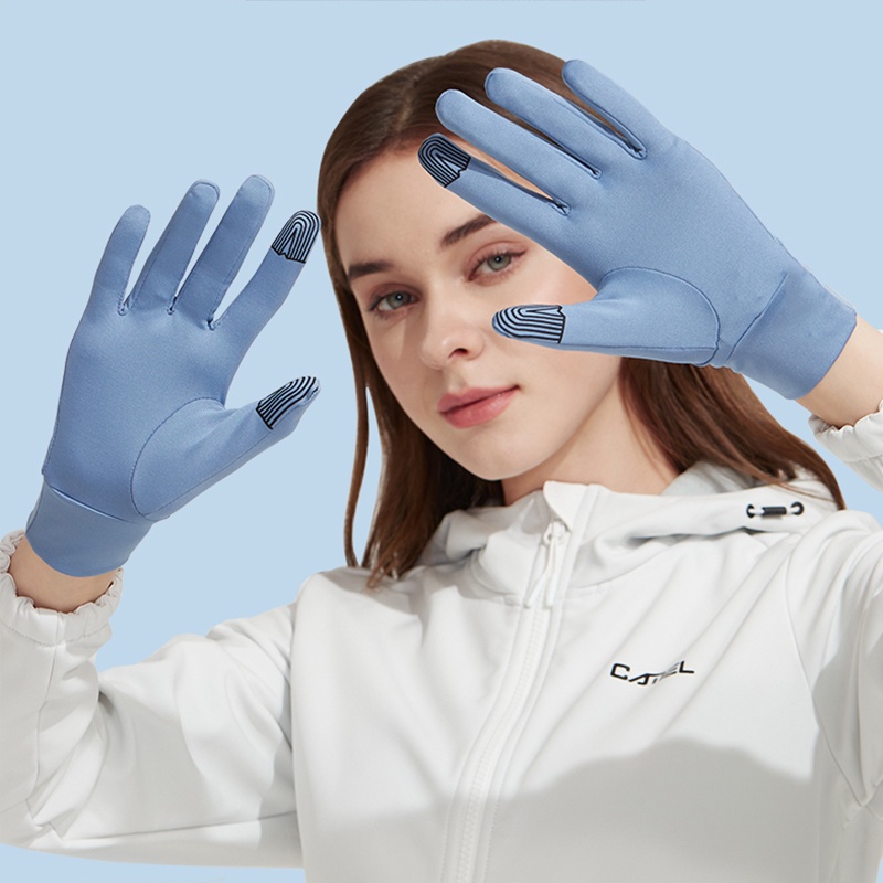 Ảnh Găng tay màn hình cảm ứng mỏng dành cho nam và nữ CAMEL CROWN Giữ ấm khi đi xe đạp Chơi thể thao ngoài trời 4