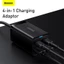 Baseus 65W GaN3 Pro Sạc 4 trong 1 Tương Thích Cho Xiaomi Samsung Máy Tính Bảng