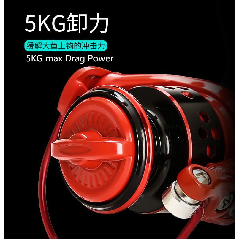 12 + 1bb Gapless Mini Fishing Reel Ice bè thuyền Pancing Nhỏ 500 Mồi Giải Quyết mesin ubang mesen mancing Tôm