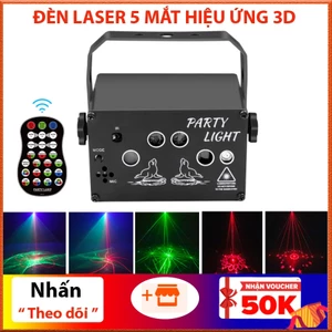 Đèn led laser hiệu ứng 3D, trang trí phòng karaoke, sân khấu, vũ trường, nhiều hiệu ứng kết hợp
