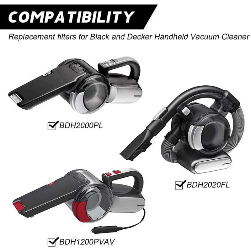 4 Bộ Lọc Thay Thế PVF110 Cho Máy Hút Bụi Black & Decker BDH2000PL Pivot
