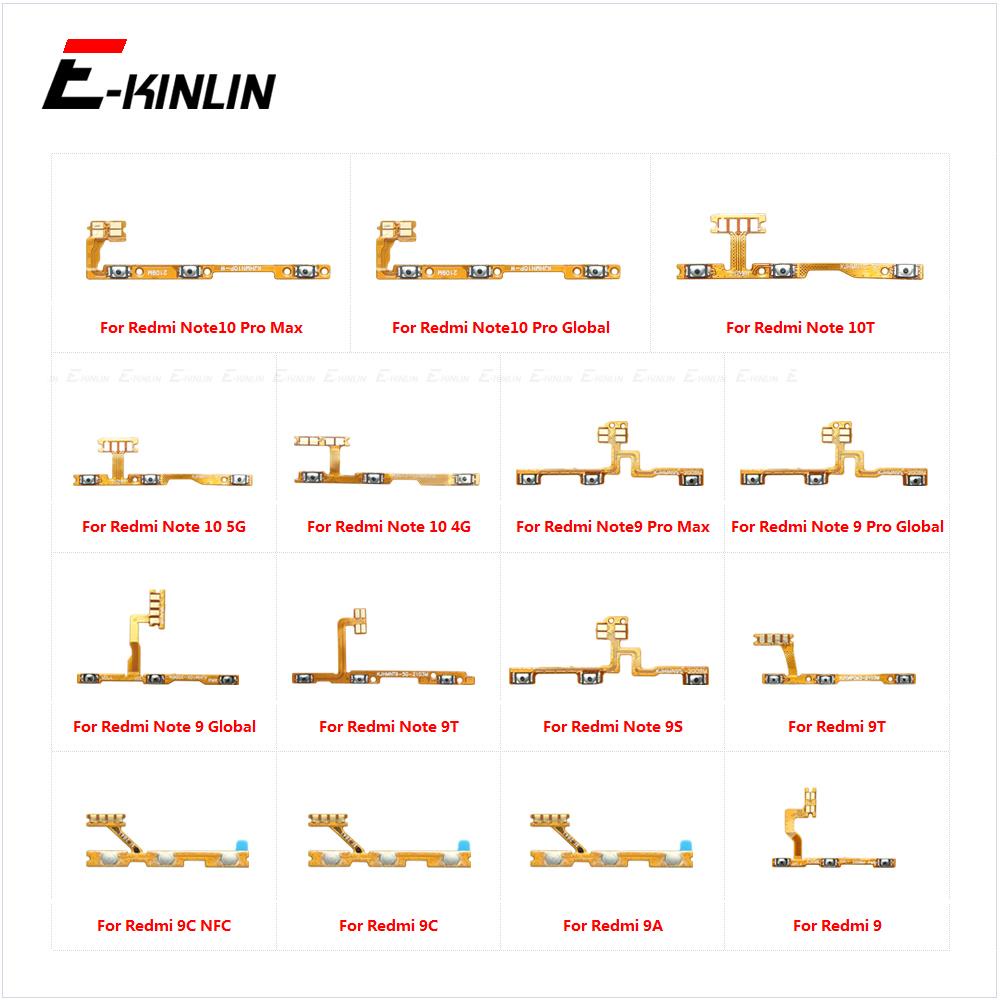 Mạch Nút Điều Khiển Âm Lượng Thay Thế Chuyên Dụng Cho XiaoMi Redmi 9C 9A NFC Note 9 9T 9S 10 Pro Max 10T