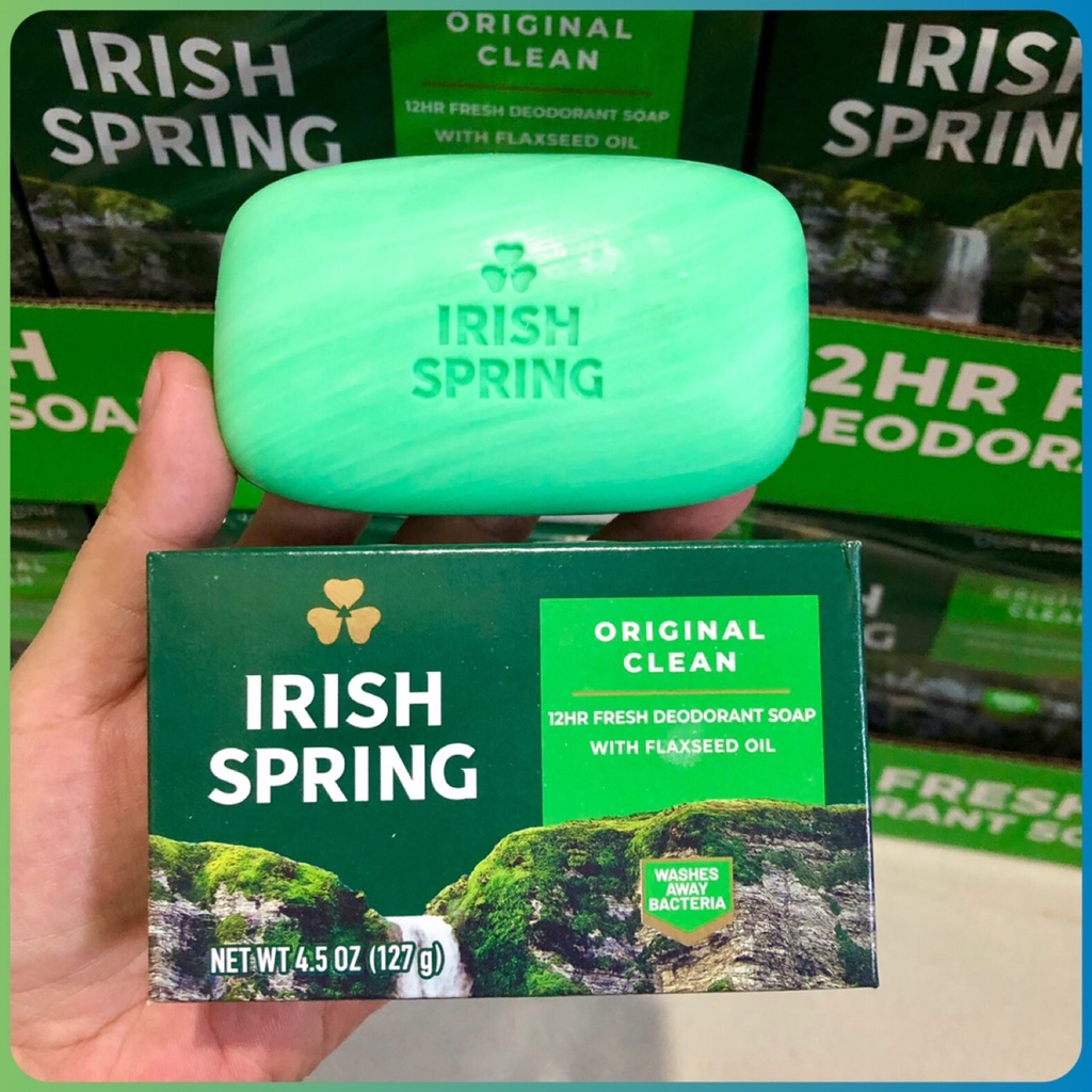 Xà Phòng Irish Spring Original Clean Kháng Khuẩn 127G | Shopee Việt Nam
