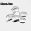 SAVORBOX 50 Chiếc Máy Thu Hút Câu Cá Spinner Giải Quyết Mịn Niken Sequin VIB Mồi