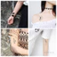 🌺xinyia🌺Hình Xăm Dán 20 Kiểu Chống Thấm Nước Kích Thước 6x6cm