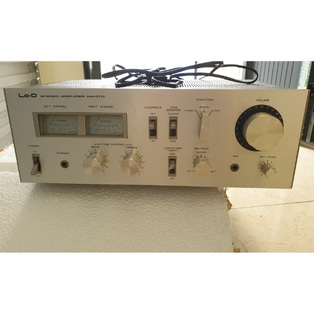 Lo-D HA-270 Lo-D STEREO AMPLIFIER HA-270 ステレオ アンプ 通電確認