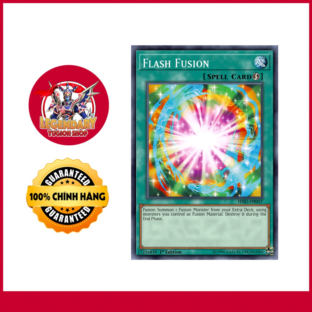 [Thẻ Bài Yugioh Chính Hãng] Flash Fusion | Shopee Việt Nam