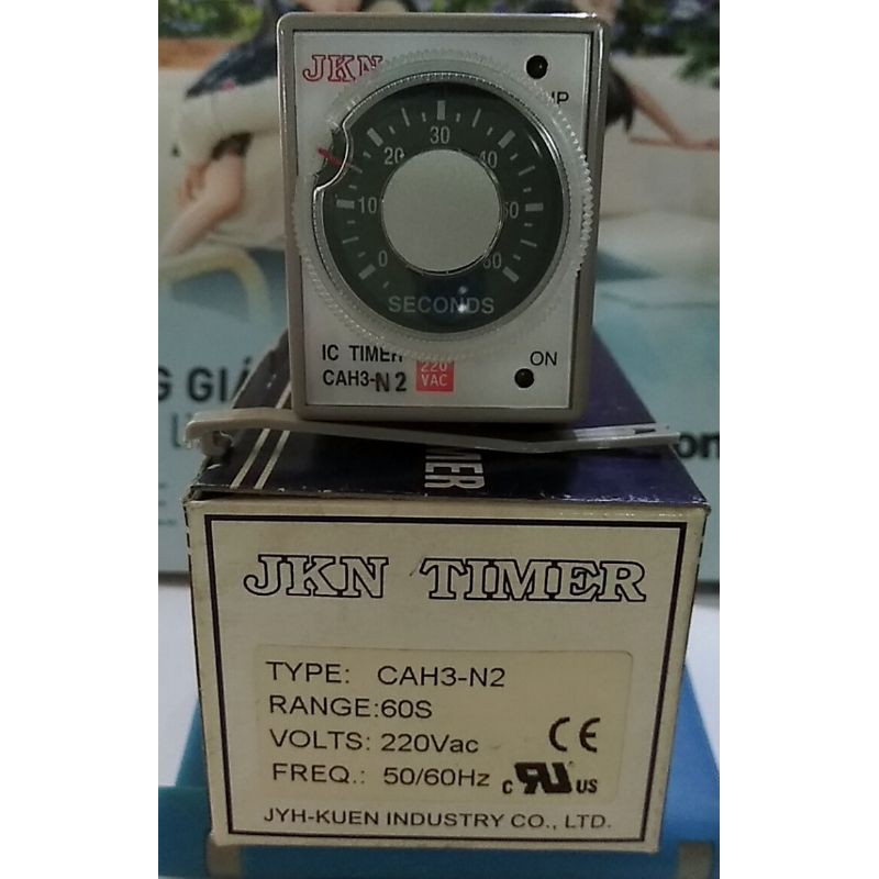 Timer Đài Loan JKN CAH3-N2 ( 3S ~ 24H ) đồng hồ hẹn giờ | Shopee Việt Nam