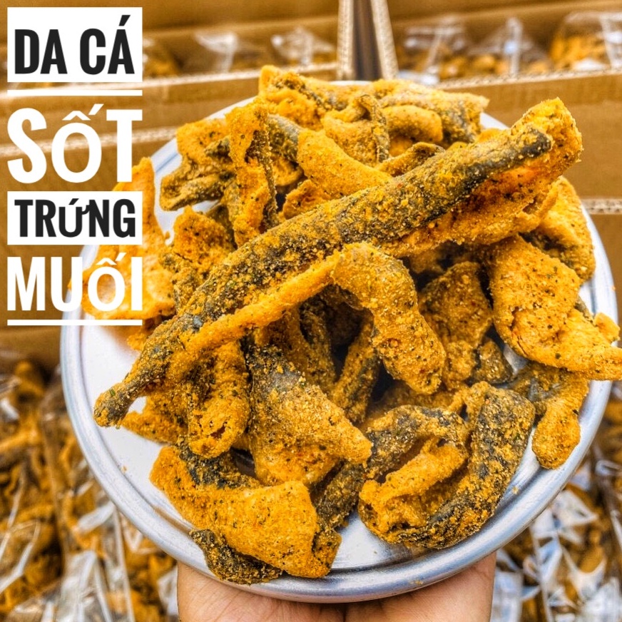 Snack da cá trứng muối cay thơm ngon (có video) | Shopee Việt Nam