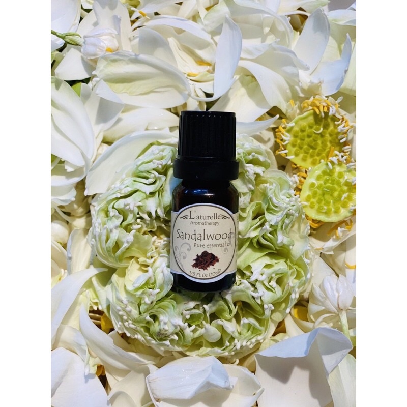 Tinh dầu đàn hương cao cấp cấp L'aturelle 10ml dưỡng ẩm cho da, giải độc cơ thể, giảm stress, chống mệt mỏi
