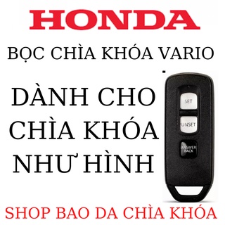 bọc chìa khoá smartkey Vario,Bao da chìa khóa Vario (VRA MÓC D)