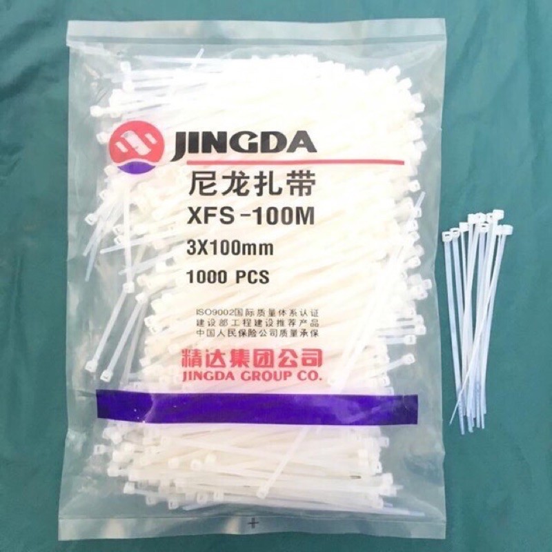 100 dây lạt nhựa , dây rút nhựa cỡ 3*100mm | Shopee Việt Nam