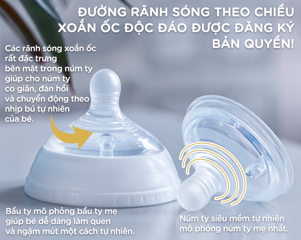 Mô tả Bình Sữa PPSU Ty Siêu Mềm Tự Nhiên Tommee Tippee 260ml, Núm Ty Của Bình 3-6 Tháng - 5