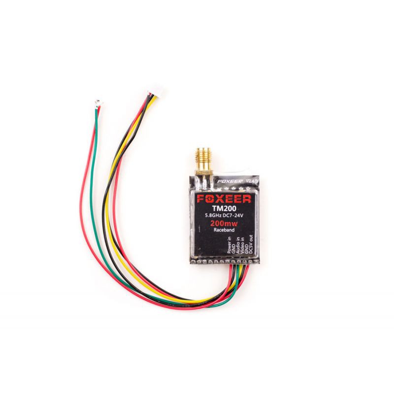 Foxeer TM25/TM200 25mW/200mW 5.8G 40CH Raceband VTX FPV Mini AV ...