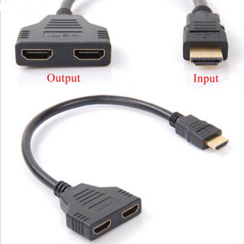 Cáp chia cổng HDMI 1080P 1 đầu ra 2 đầu ra