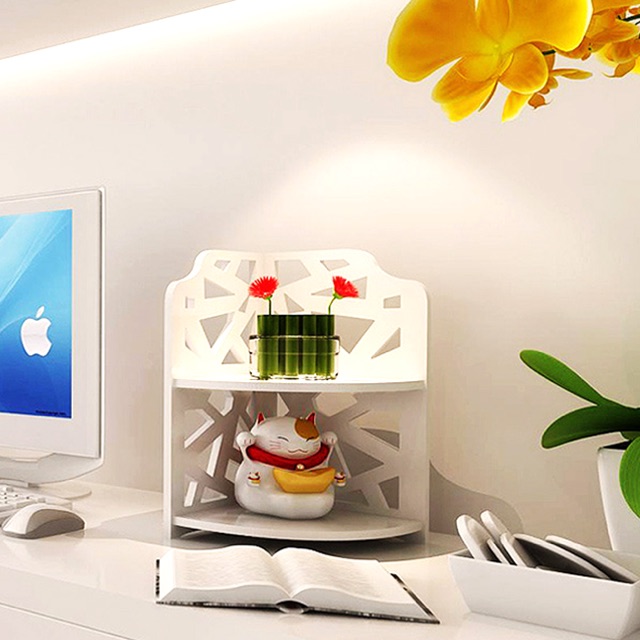 Kệ góc để đồ phòng tắm 2 tầng chất liệu chống thấm nước