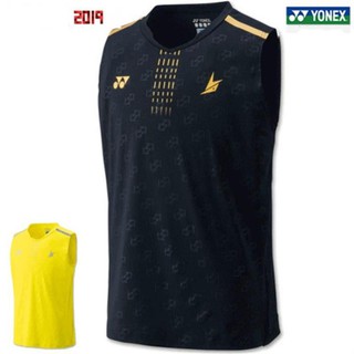 2024 Yonex New Lin Dan Cầu Lông Áo Nam Nữ Compitition Thoáng Khí Nhanh Khô Áo Sơ Mi Thể Thao