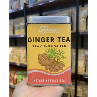 Trà Gừng Hòa Tan Légumes 200g - Ginger Tea Nguyên Chất, Ấm Cơ Thể, Giảm Cảm, Tốt Cho Tiêu Hóa