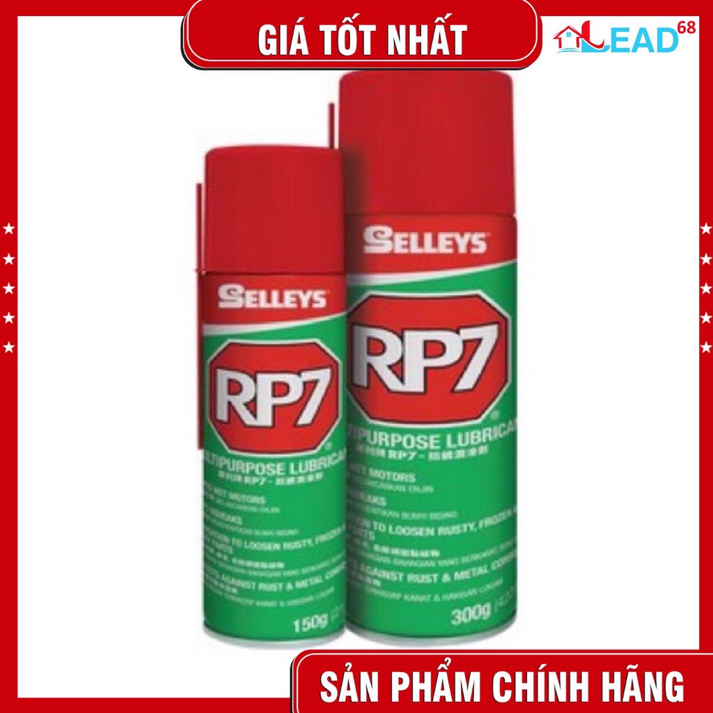Chai sịt chống rỉ sét RP7- Dầu xịt đa năng,bôi trơn động cơ.. | Shopee ...