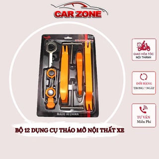 Bộ 12 Dụng Cụ Tháo Mở Nội Thất Xe Ô Tô Tiện Lợi Carzone