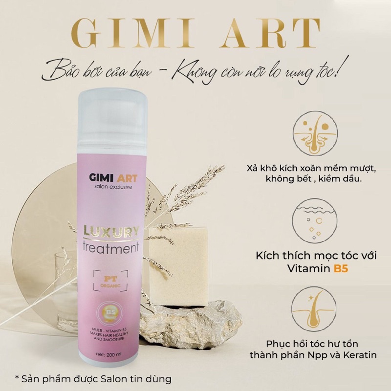 Kem Hồi Sinh Tóc 1 Phút GIMI LUXURY Treatment | Shopee Việt Nam