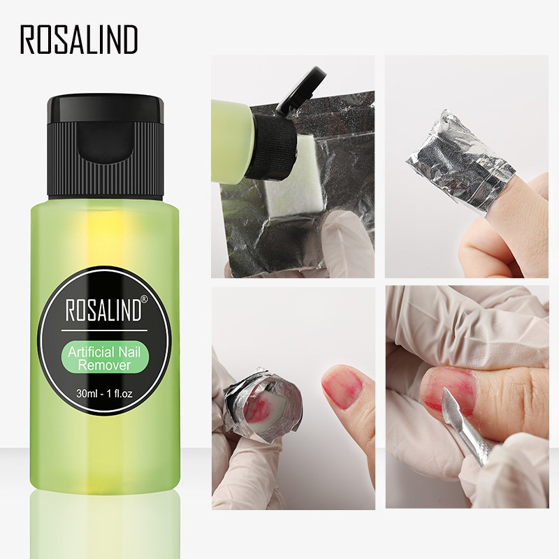 Ảnh Rosalind 30ml Loại bỏ Gel dư thừa Tăng cường bóng Chất tẩy dính 1