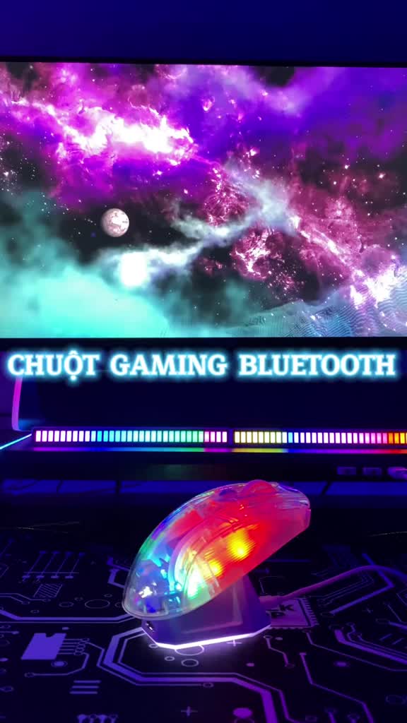 Chuột Không Dây Gaming Attack Shark X2 PRO Trong Suốt LED RGB, Pin Trâu ...
