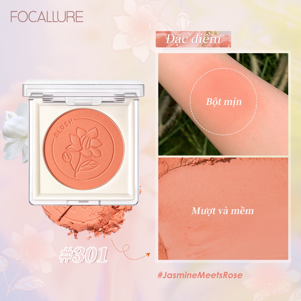 Phấn Má Hồng Mềm Mịn, Sắc Tố Cao, Bền Màu Lâu Trôi Focallure Perfection Velvet Blush FA235
