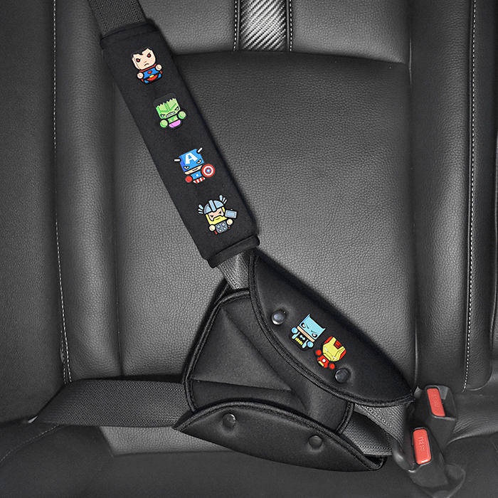 Car Cartoon Children's Seat Belt Holder Avoid Cutting into the Neck