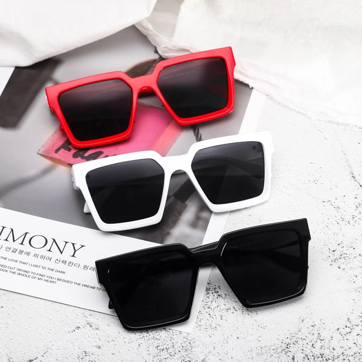 Women's New Red Sunglasses Retro – 5