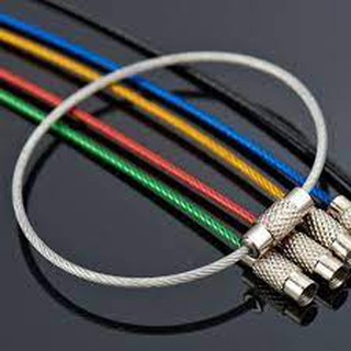 Combo 7 móc chìa khóa bằng bằng thép không gỉ EDC