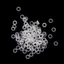 Btsg O-Ring Cao Su Oring Bàn Phím Công Tắc Giảm Âm Thanh Trắng 120 Chiếc