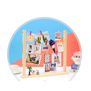Khung ảnh để bàn trang trí tiệc cưới sinh nhật decor tặng kẹp trái tím