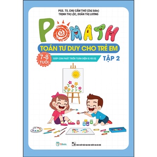 Sách - Combo Pomath Toán tư duy cho trẻ em 7 - 8 tuổi - Giúp con phát triển toàn diện IQ và EQ