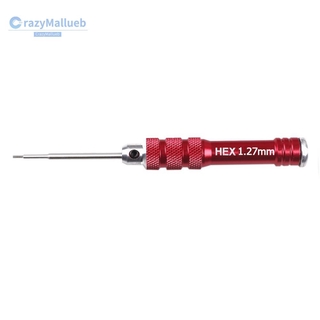 RC Bộ Tua Vít Đầu Lục Giác Màu Đỏ Cho Trực Thăng Điều Khiển Từ Xa Cây lục giác có cán 0.9mm / 1.27mm / 1.3mm / 1.5mm