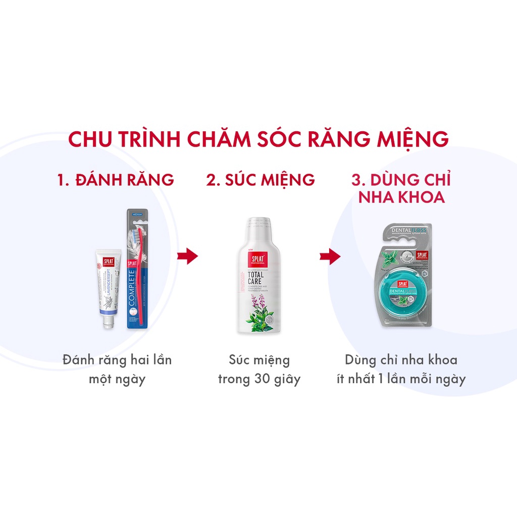 Mô tả Kem Đánh Răng SPLAT Lavendersept Professional series Nhẹ Nhàng Làm Trắng Và Giảm Ê Buốt Răng Hiệu Quả Dung Tích 20ml - 5