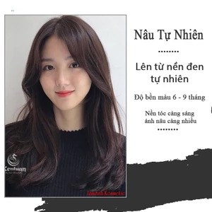 Thuốc nhuộm tóc NÂU TỰ NHIÊN 100ml màu nhuộm lên chuẩn tone