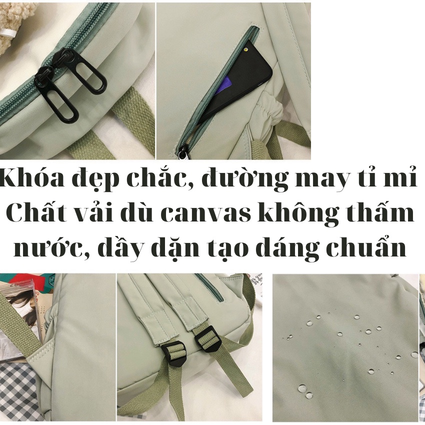 (XẢ KHO) Balo thời trang chất đẹp tặng kèm gấu bông