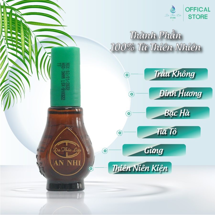 Ảnh Tinh Dầu An Nhi Dạ Thảo Liên ( 20ml) Thảo Dược Thiên Nhiên giúp làm sạch, thông thoáng đường hô hấp 4