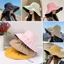 Mũ xô EBINLANDS Nam Nữ Chống tia cực tím Mùa xuân Mùa hè Mũ chống nắng có thể gập lại